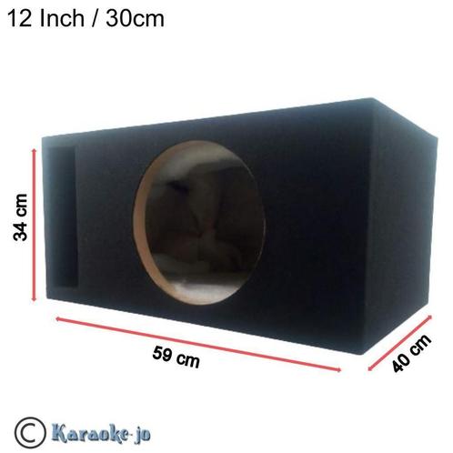 Subwoofer behuizing 12Inch 30 Cm 54 Liter, Autos : Divers, Accessoires de voiture, Neuf, Enlèvement ou Envoi