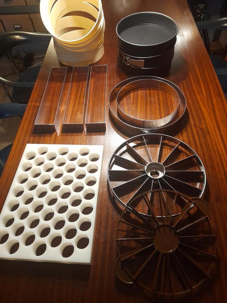 Lot voor patissier-chocolatier, Huis en Inrichting, Keuken | Keukenbenodigdheden, Zo goed als nieuw, Ophalen