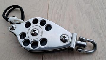 Zeilblok Schootblok ANTAL S0602 Classic in RVS (+ hondsvot) beschikbaar voor biedingen