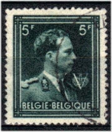 Belgie 1944 - Yvert/OBP 696 - Koning Leopold III (ST) beschikbaar voor biedingen
