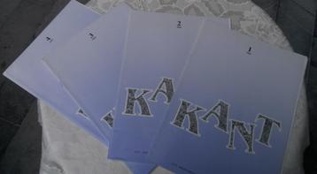 KANT-tijdschrift 1995 nr.1-2-3-4. bieden vanaf 10 euro, Enlèvement ou Envoi, Comme neuf, Livre ou Revue
