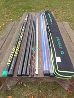 Canne au coup carpe SENSAS T-REX 34 de 9,50m +1kit, Ophalen, Zo goed als nieuw