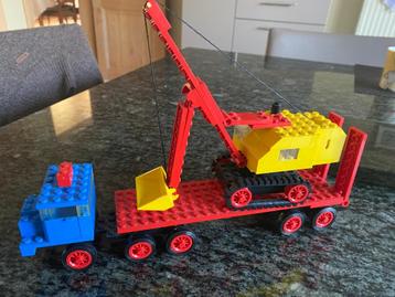 Lego 383 vrachtwagen met graafmachine uit 1972 beschikbaar voor biedingen