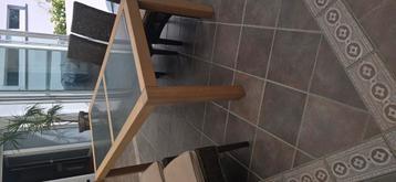 Tafel met blauwe hardsteen  200x90 cm beschikbaar voor biedingen