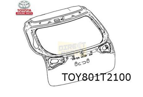 Toyota Yaris Cross achterklep (8/21-) (te spuiten) Origineel, Auto-onderdelen, Carrosserie, Achterklep, Toyota, Achter, Nieuw