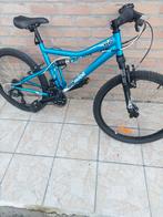 VTT 24 pouces avec suspension avant et arrière, Vélos & Vélomoteurs, Enlèvement, Comme neuf