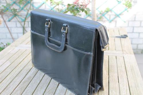 LEDEREN AKTENTAS, Handtassen en Accessoires, Koffers, Zo goed als nieuw, Leer, 50 tot 60 cm, 35 tot 45 cm, Ophalen of Verzenden