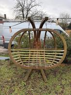Unieke houten schommelbank – eyecatcher voor tuin of terras, Tuin en Terras, Ophalen, Zo goed als nieuw