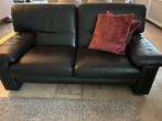 3 lederen zetels met poef - ook apart te koop !, Huis en Inrichting, Zetels | Zetels, Ophalen, Gebruikt, Vierpersoons of meer
