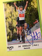 wielerkaart 2020 team sunweb jai hindley  signe, Envoi, Comme neuf