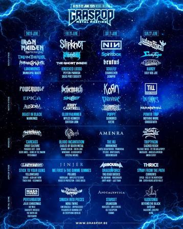 1 combi ticket graspop 2025  beschikbaar voor biedingen