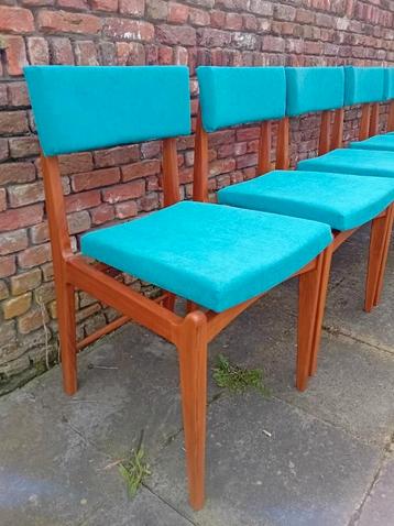 Vintage stoelen, 6 stuks