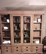 Vitrinekast massief eik, Huis en Inrichting, Ophalen, 200 cm of meer, Eikenhout, 200 cm of meer