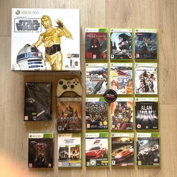 Star Wars Xbox 360 Kinect-console + games  beschikbaar voor biedingen
