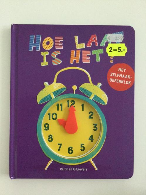 Boek “Hoe laat is het?”, Boeken, Kinderboeken | Jeugd | onder 10 jaar, Gelezen, Non-fictie, Ophalen of Verzenden
