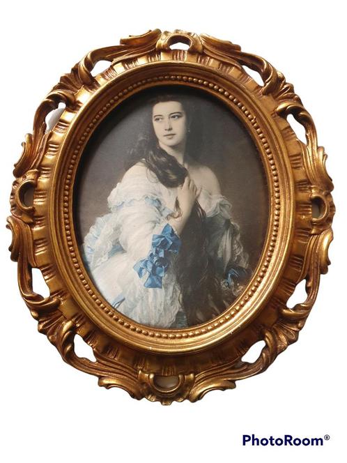 madame barbe de rimsky-korsakov-soie-70x61, Antiquités & Art, Art | Autres Art, Enlèvement ou Envoi