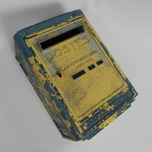 Franse brievenbus ''postes'', 1955, Jardin & Terrasse, Boîtes aux lettres, Aluminium, Enlèvement ou Envoi