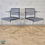 2x Wilkhahn Aline 230 stoel met armleuningen (stapelbaar), Huis en Inrichting, Stoelen, Ophalen of Verzenden, Kunststof, Twee