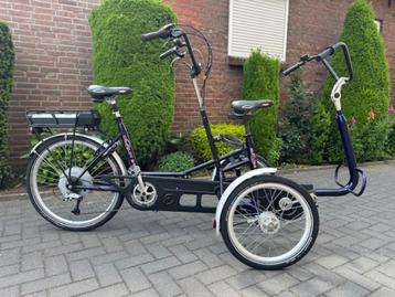 Huka Copilot Mature 26" tandem - Originele Elektr Onderst., Vélos & Vélomoteurs, Enlèvement ou Envoi, Comme neuf, Huka