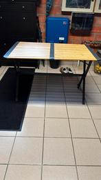Bamboe tafel met praktisch opbergnet voor de opslag, Ophalen, Gebruikt
