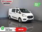 Ford Transit Custom 2.0 TDCI L2 Trend DC Dubbel Cabine BPM V, Auto's, Wit, 202 g/km, Bedrijf, Ford