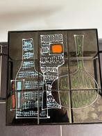 vintage tafel met legplank vor tijdschriften, Antiek en Kunst, Ophalen