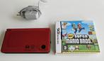 Nintendo DSi xl console Mario edition 25 anniversary + spel, Comme neuf, Rouge, Dsi XL, Enlèvement ou Envoi