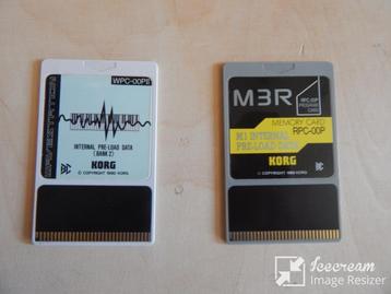 Korg Pre-load data kaarten  beschikbaar voor biedingen