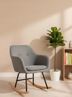 Fauteuil à bascule moderne gris – excellent état, Enlèvement