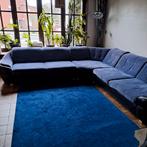 ️ Chaise d'angle XXL 310x310 - Bleu foncé - Confortable, 300 cm ou plus, Quatre personnes ou plus, 125 à 150 cm, Synthétique