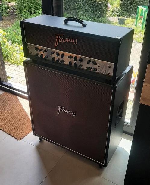 Framus Dragon 100W + matching cab Hesu Demon speakers, Muziek en Instrumenten, Versterkers | Bas en Gitaar, Zo goed als nieuw