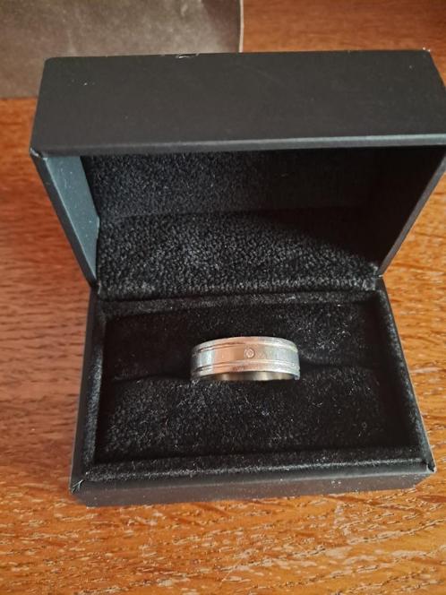 Ring voor man, Handtassen en Accessoires, Ringen, Zo goed als nieuw, Heer, 20 of groter, Zilver, Goud, Ophalen of Verzenden
