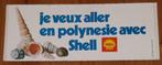 Vintage sticker Shell oil petroleum retro autocollant, Comme neuf, Voiture ou Moto, Enlèvement ou Envoi