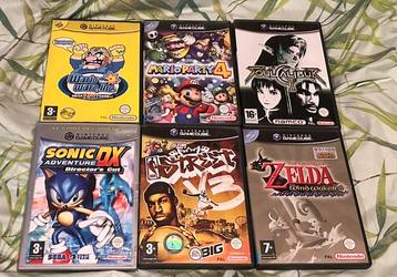 Gamecube Games ( Sonic, Mario, Wario, zelda) beschikbaar voor biedingen