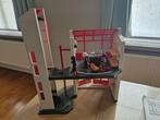 Playmobil brandweerkazerne, Kinderen en Baby's, Speelgoed | Playmobil, Ophalen of Verzenden, Zo goed als nieuw, Complete set