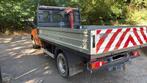 FORD TRANSIT OPEN LAADBAK MET KRAAN, Auto's, Euro 5, Achterwielaandrijving, Bedrijf, Grijs