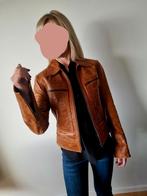 Veste en cuir DKNY Jeans - cognac - taille XS - excellent ét, Enlèvement ou Envoi, Comme neuf, Taille 34 (XS) ou plus petite, DKN