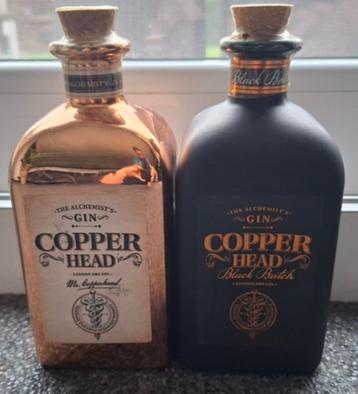 2 flessen Copperhead gin ( Nieuw & sealed )  beschikbaar voor biedingen