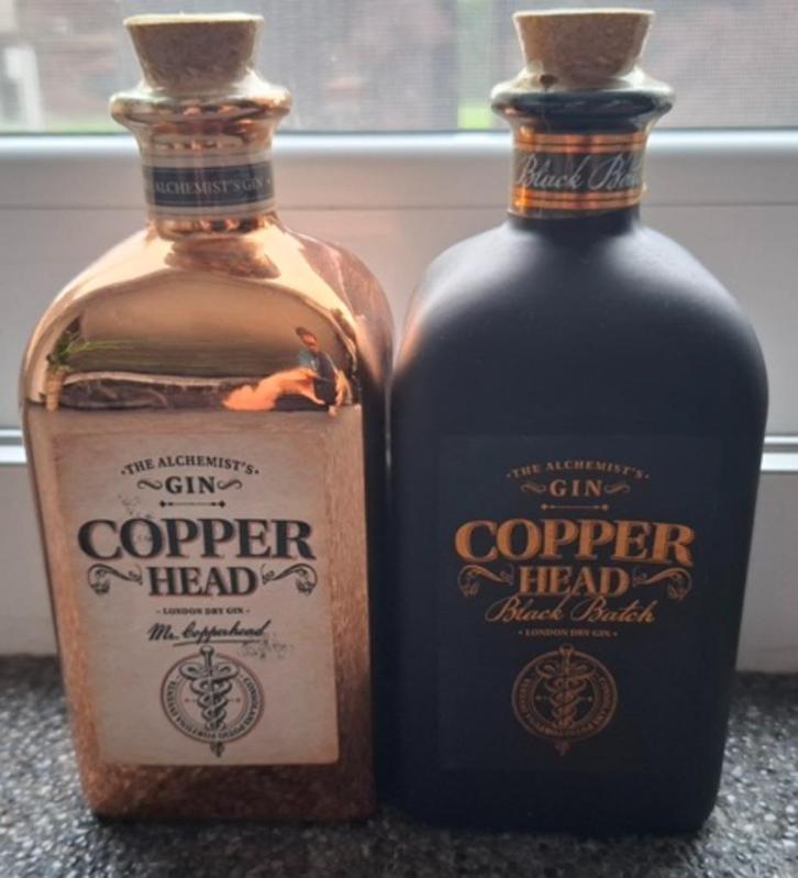 2 flessen Copperhead gin ( Nieuw & sealed ), Verzamelen, Wijnen, Nieuw, Overige typen, Overige gebieden, Vol, Ophalen of Verzenden