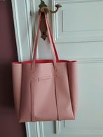 Terre Blue tas met lange handvatten in zalmroze kleur, Handtassen en Accessoires, Tassen | Damestassen, Ophalen of Verzenden, Zo goed als nieuw