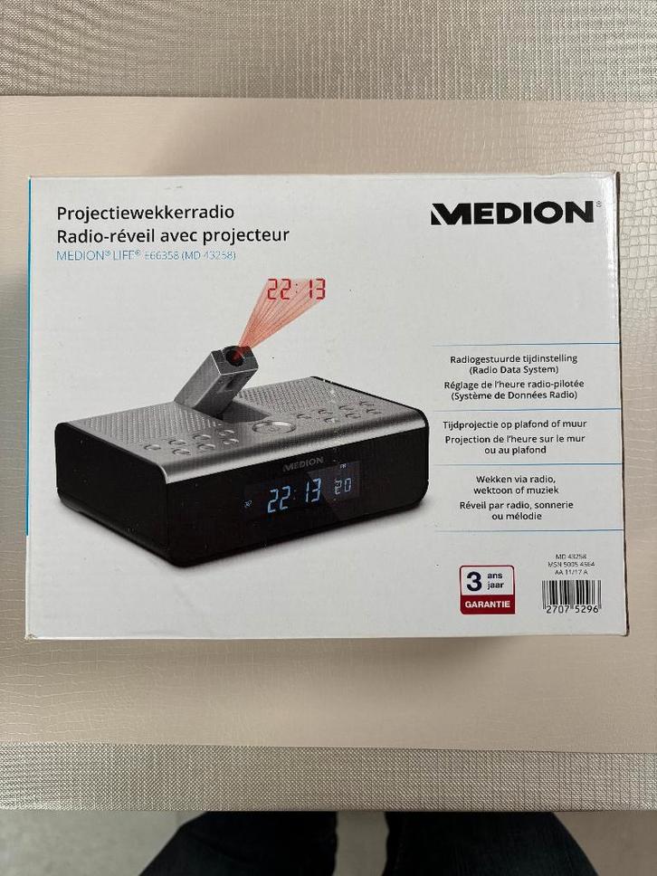 Projectiewekkerradio, TV, Hi-fi & Vidéo, Radios, Utilisé, Radio, Enlèvement