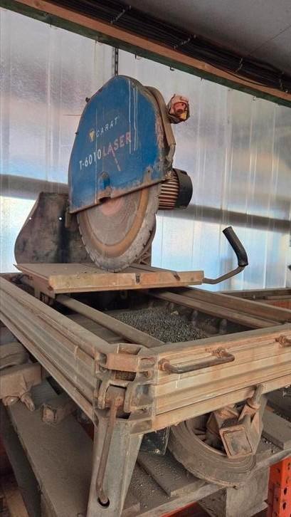 Carat t 6010 steenzaag, Doe-het-zelf en Bouw, Gereedschap | Zaagmachines, Gebruikt, Ophalen