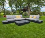 Loungeset Gescova, Tuin en Terras, Tuinsets en Loungesets, Ophalen, 5 zitplaatsen, Bank, Aluminium