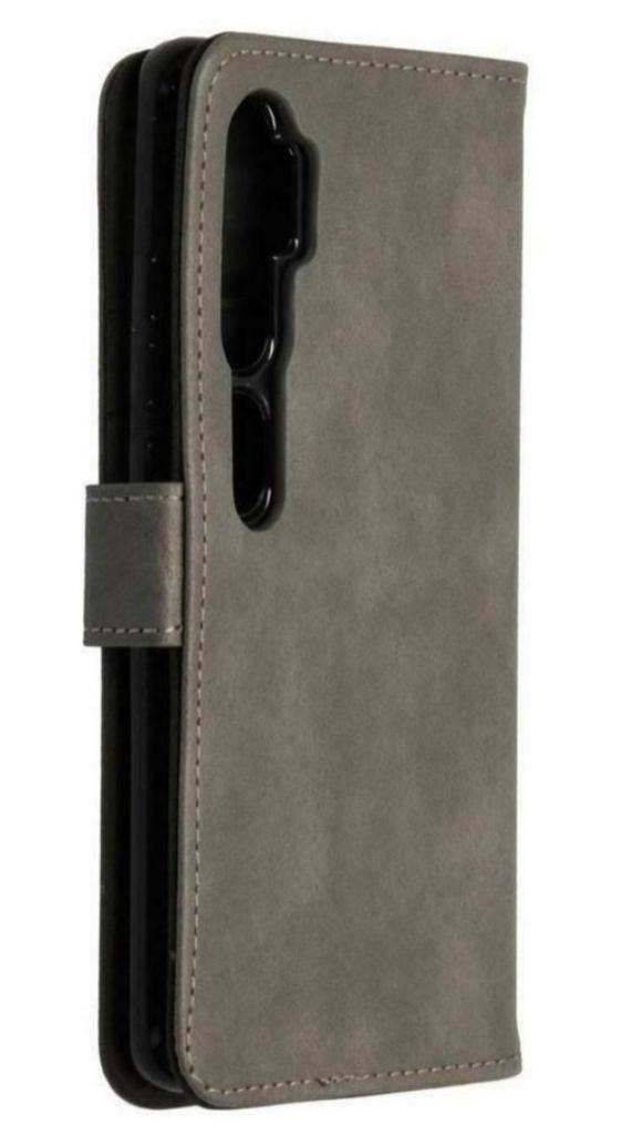 iMoshion Luxe Booktype Xiaomi MiNote 10 (Pro) hoesje Grijs, Telecommunicatie, Mobiele telefoons | Hoesjes en Screenprotectors | Overige merken