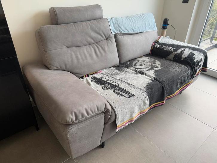 Canapé 2 places, Huis en Inrichting, Zetels | Zetels, Gebruikt, Rechte bank, Tweepersoons, Minder dan 150 cm, 75 tot 100 cm, Ophalen