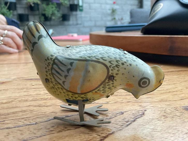 4 blikken dierfiguren speelgoed 60e er jaren., Antiek en Kunst, Antiek | Speelgoed, Ophalen of Verzenden