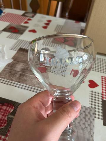 Verre Orval ´t Begintje version 2 blanches, Enlèvement ou Envoi, Utilisé, Verre ou Verres, Autres marques