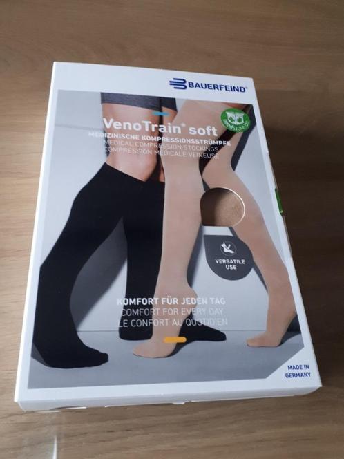 Hoge compressiekousen VenoTrain Soft Ccl2 - open teen, Vêtements | Femmes, Chaussettes & Bas, Comme neuf, Autres types, Autres tailles