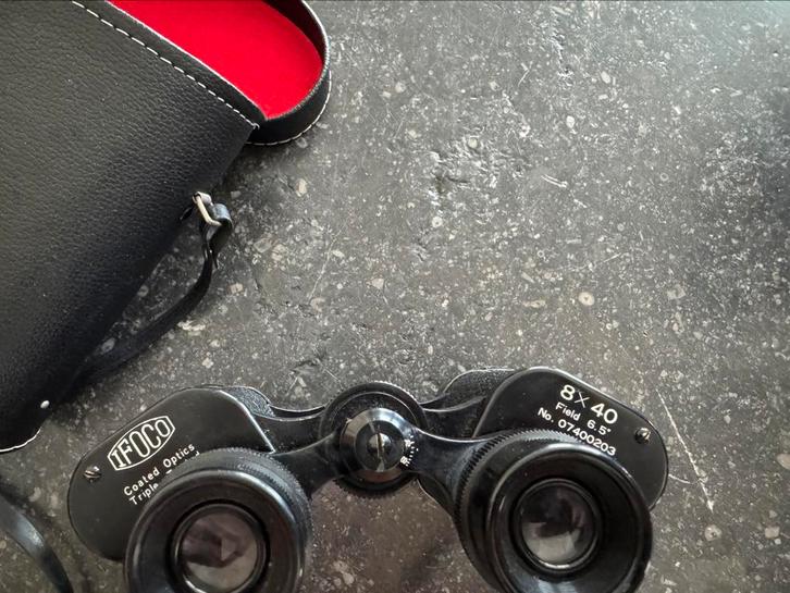 Vintage IFCO verrekijker 8x40 met draagtas, Audio, Tv en Foto, Optische apparatuur | Verrekijkers, Gebruikt, Overige typen, 8 tot 12x