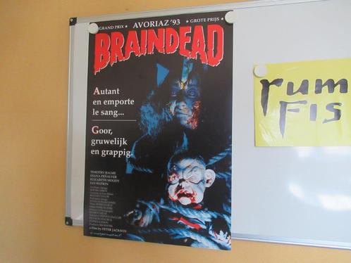 Affiche du film BRAINDEAD, Collections, Posters & Affiches, Comme neuf, Cinéma et TV, A1 jusqu'à A3, Rectangulaire vertical, Envoi